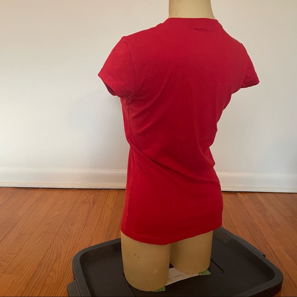 Red Toronto Raptors NBA Logo T Shirt - Picture 2 of 9